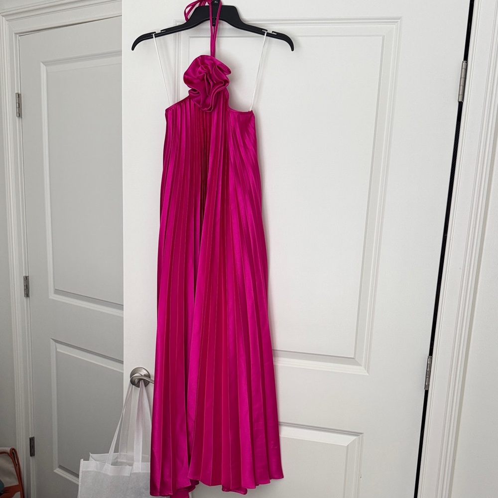 DELFI Fuchsia Halter Dress